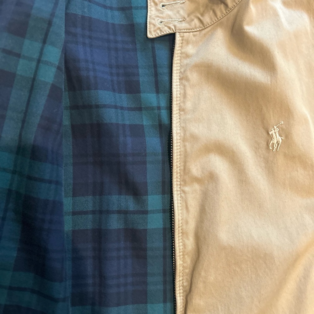 Men polo tan sports jacket